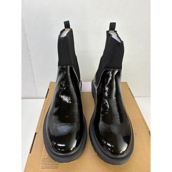 Journee Collection Women's Black Sabriel Slip-On Sock Booties Boots Size 9.5M - Picture 5 of 6